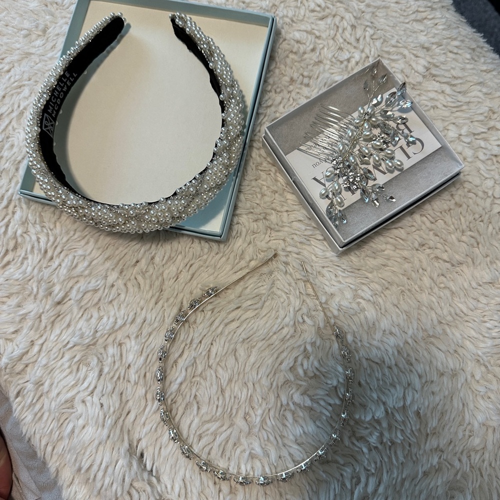 Bridal Headbands and Head Piece Set